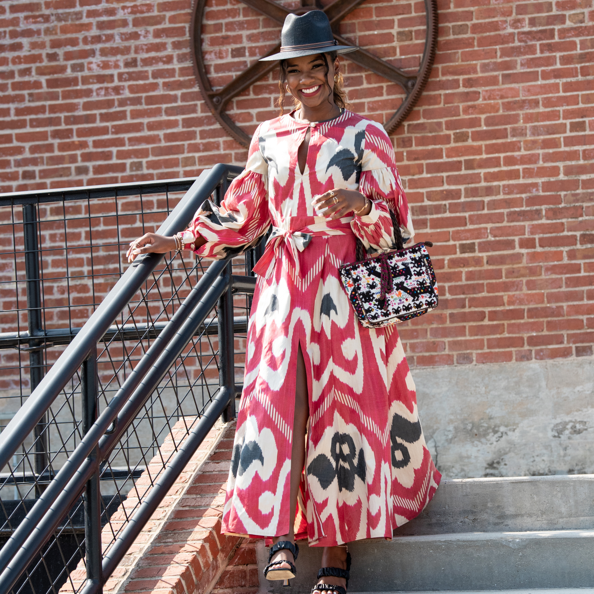 ikat silk dress Tonia Ikat silk Dress NOUKKA