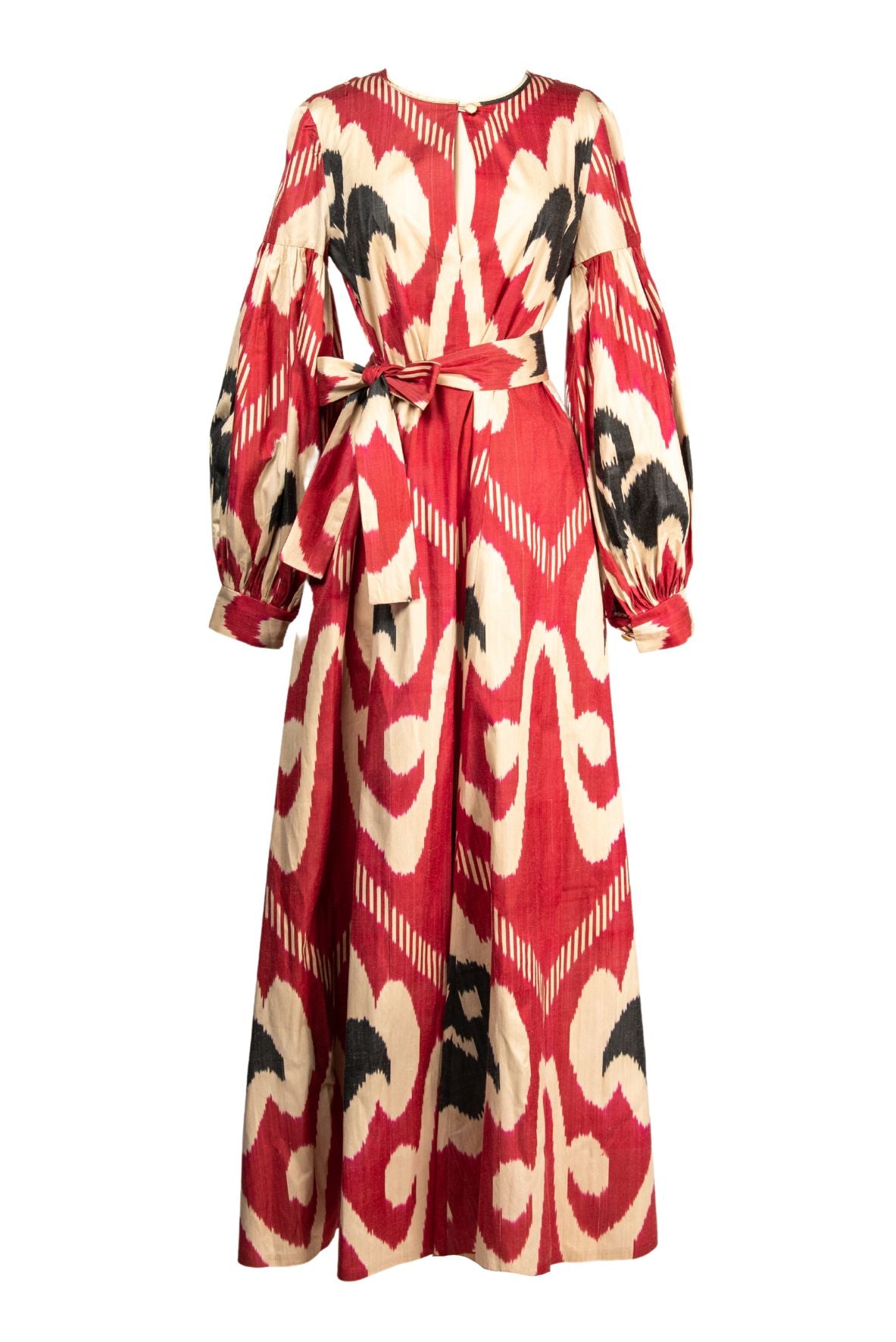 Isa Silk Ikat Dress