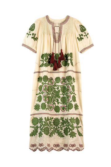 Ukrainian embroidered dress